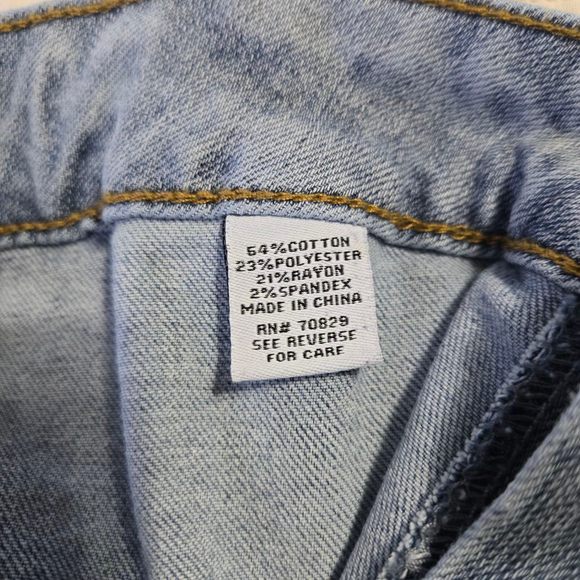 Women's Rue 21 Light Blue Flare Jeans Size 7 - Picture 7 of 11